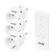 Set mini prize de curent telecomandate Home TH2313, 2300 W, 3 prize + 1 telecomandă, rază de acțiune 40m