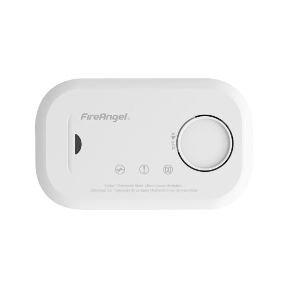 FireAngel FA6813-EU detector de monoxid de carbon, baterie înlocuibilă, durată de viață de 10 ani, alb