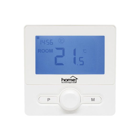 Home THE25W termostat digital cu fir, montabil pe perete, programabil, detectare deschidere fereastră, funcție de protecție împotriva înghețului, alb
