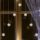 Home KAF7WW perdea luminoasă fulg de nea acrilic, pentru exterior și interior, 7 LED-uri alb cald, lățime 1,2 m