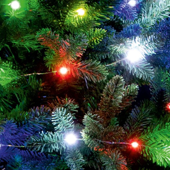 Home ML26M micro LED ghirlandă luminoasă, pentru interior, 20 micro LED-uri colorate, 1,9 m lungime, pe baterii