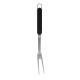 Barbecook BC-ACC-7037 Olivia furculiță din oțel inoxidabil pentru grătar, 43cm, mâner negru