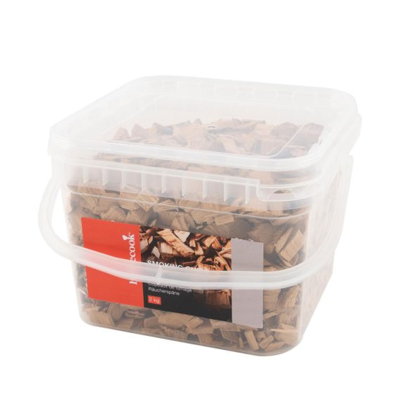 Barbecook BC-SMO-7436 așchii de lemn de stejar în găleată, 2 kg, 100% FSC