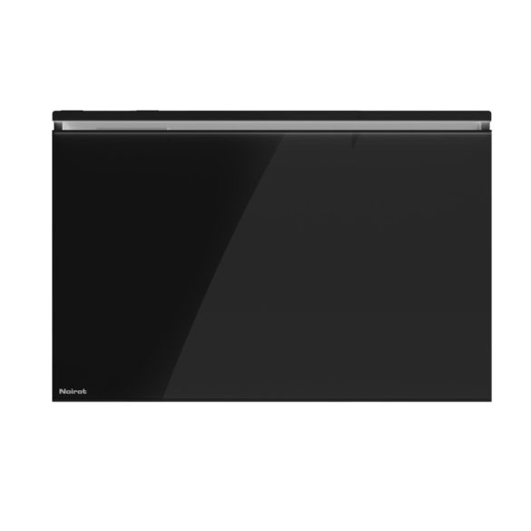 Noirot E211125 Verlys 1500 NR radiator electric, 1500 W, mod de încălzire convectiv și infraroșu, protecție IP24, panou frontal din sticlă securizată, gri antracit