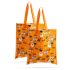 Set pungi cadou de Halloween - 27 x 31 cm - portocaliu - 2 buc / pachet