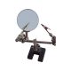 Lupa EXTOL CRAFT cu pensetă (2pcs pensetă), cu bază, diametrul lupei 60mm, mărire 8x