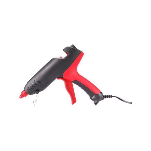 EXTOL PREMIUM pistol de lipit la cald, 100W, încălzitor ceramic, PTC, diametru baton: 11-11,5mm, comutator, greutate: 0,38kg
