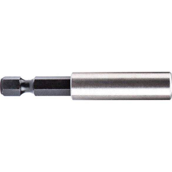 Suport de biți FORTUM, 1/4', 60mm; oțel inoxidabil, magnetic, pe blister