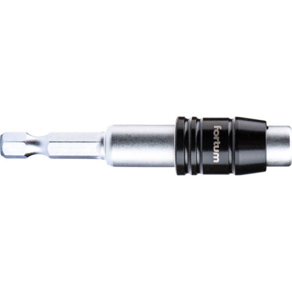 FORTUM suport pentru biți, 1/4", 60mm; CV. Quick-Lock cu eliberare rapidă, magnetic, pe blister
