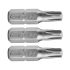 Set de 3 capete de înșurubare TORX FORTUM, oțel S2; T 40×25mm, blister