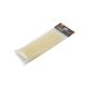 EXTOL PREMIUM coliere de cablu 2,5×100mm 100buc, nylon alb; rezistent la UV, acizi și baze