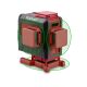 FORTUM nivelă laser automată, VERDE, 3D (3×360°) precizie: 0,2mm/1m, filet 1/4 și 5/8