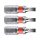 Set de 3 vârfuri plate FORTUM, oțel S2; 3×25mm, în blister