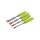 EXTOL CRAFT tăietor de lemn set mâner din plastic, pe blistere ; 4pcs: 6-12-18-24mm