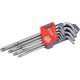 Set chei torx EXTOL PREMIUM, CV; 9 bucăți, perforate, T10,15,20,25,27,30,40,45,50, în blister