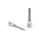 FORTUM bit driver, imbus, 1/2', lung, 61CrV5/S2, crom mat; 6mm (HX6), 100mm FORTUM