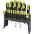EXTOL CRAFT set de șurubelnițe 18 piese, CrV, magnetice, 4 plate + 4 PH + 10 de ceasornicar, cu suport din plastic, blister