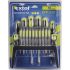 EXTOL CRAFT set de șurubelnițe 18 piese, CrV, magnetice, 4 plate + 4 PH + 10 de ceasornicar, cu suport din plastic, blister