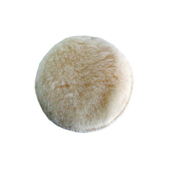 EXTOL CRAFT disc de lustruire, alb, din lână de miel; 150 mm pentru șlefuitoare excentrice 407201, 8894201 și 8894202