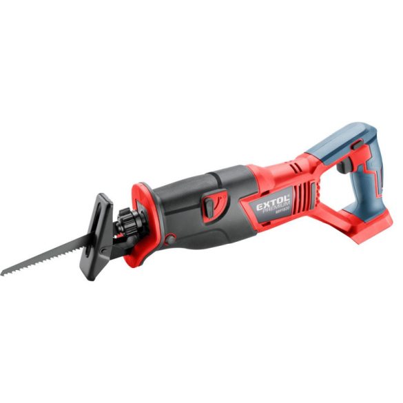 EXTOL PREMIUM ferăstrău alternativ cu acumulator, Share20V, 20V, Li-ion, 0-3000 rotații/min, FĂRĂ ACUMULATOR ȘI ÎNCĂRCĂTOR! acumulator și încărcător comandabile separat
