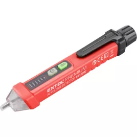   EXTOL PREMIUM detector de fază, fără contact (tester de tensiune) 12-1000V AC, 156 mm, CE