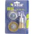 EXTOL CRAFT set perii sârmă pentru șlefuit; tija de 6 mm, compatibil cu burghiu, max. 4500 rpm
