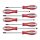 Set șurubelnițe FORTUM, 7 buc.; plate: 3×75, 5×100, 6×125mm, PH1×100, PH2×125, PZ1×100, PZ2×125, CV. magnetice, cutie de carton