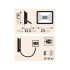 EXTOL LIGHT lampă LED, reflector de perete, 30W; 3200 Lm, IP65, 230V/50Hz, 1 kg