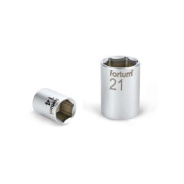   Ștuț FORTUM 1/2', 36mm, 61CrV5, crom mat; 44mm lungime FORTUM