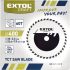 EXTOL CRAFT disc circular, cu plăcuțe de carbură, 400×30mm (diametru gaură), T60; lățime plăcuță 3,8 mm, max. 3.800 rotații/minut