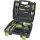 EXTOL CRAFT Mașină de găurit/înșurubat fără fir, 12V, Li-ion, 1 baterie 1300 mAh + set de scule 46 buc