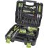 EXTOL CRAFT Mașină de găurit/înșurubat fără fir, 12V, Li-ion, 1 baterie 1300 mAh + set de scule 46 buc