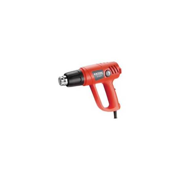 Pistol termic EXTOL PRMIUM, 2000W două viteze, 1000W/2000W, 50-450/90-650°C, 250/500 L/min, în cutie, cu accesorii