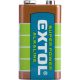 EXTOL ENERGY baterie alcalină 9V (6LR61), durată lungă, blister