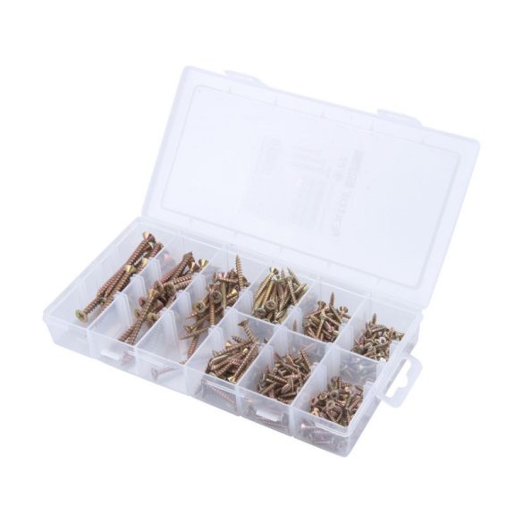 EXTOL CRAFT set șuruburi PAL, 310 buc.; 10 dimensiuni între 2,7×10 mm și 4,8×60 mm