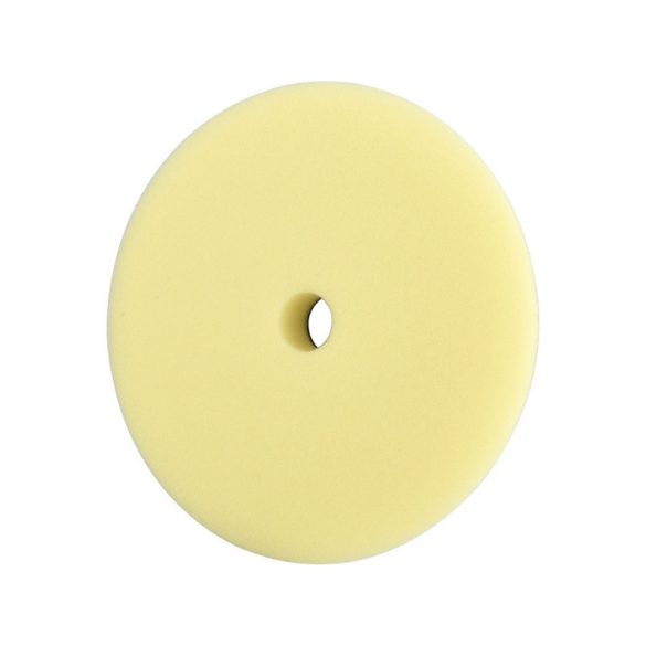 EXTOL PREMIUM disc de lustruit, lustruire intensă, T80, 180×25mm, ax: 22 mm; galben, cu arici