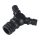 Cupla de ambreiaj EXTOL PREMIUM (spigot); 1', cu trei căi, 1×1 ' + 2×1/2' (3/4 ')