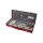 Set de chei tubulare FORTUM 1/2', 29 buc., 61CrV5; crom mat FORTUM