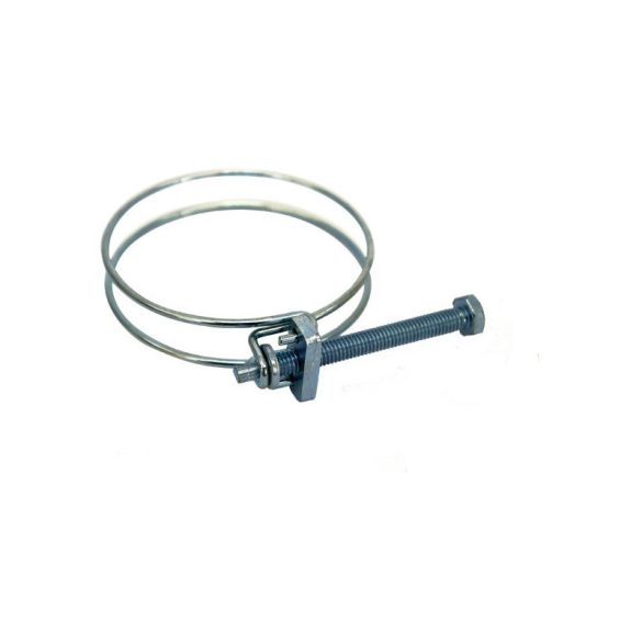 clemă dublă de sârmă 070mm, reglabilă, pentru furtun de aspirație cu spirală rigidă de 2,5'