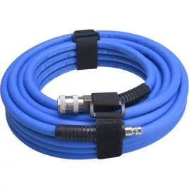   EXTOL PREMIUM furtun de aer drept, 10m, pentru compresor, 1/4, diam.: 6 / 12 mm, max. 20 Bar, cu cuple rapide
