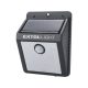 EXTOL LIGHT lampă LED de veghe, 0,4W, 16 LED-uri; 120 Lm, solar+senzor, baterie Li-ion, 1200 mAh, montabilă pe perete
