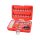 Set chei tubulare EXTOL PREMIUM CV, 45 dinți; 1/4', 57 buc, chei tubulare: 4-14mm, capete bit (-, +, imbus, torx)
