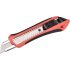 EXTOL PREMIUM cutter pentru tapet, 18 mm, carcasă metalică, cauciucat; auto lock, lamă triplă, rezervă: 9123A, 8855091
