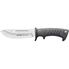   Cuțit de vânătoare și trekking EXTOL PREMIUM, lamă din oțel inoxidabil 3CR13, mâner din plastic, teacă din nylon, lungime totală / lamă: 270mm/145mm