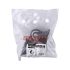 EXTOL PREMIUM role dispozitiv 2 buc, fix, PVC negru, 40mm, max, capacitate: 30 kg/buc