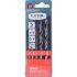EXTOL PREMIUM set burghie lemn 5 buc, scurt, 4-5-6-8-10mm, Cr.V., prindere normală; în cutie de plastic