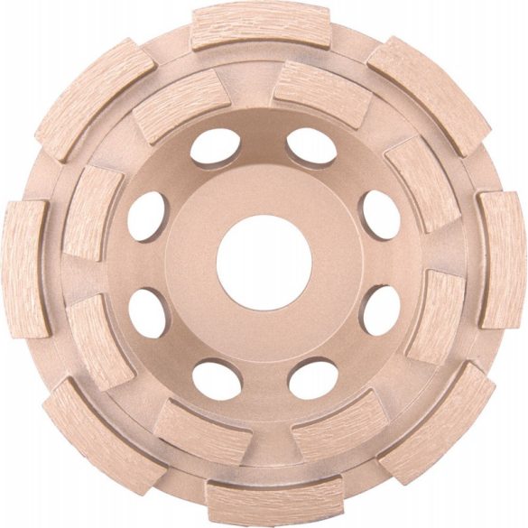 EXTOL INDUSTRIAL disc de șlefuit cu diamant; 115mm×22,2mm, dublu rând