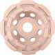 EXTOL INDUSTRIAL disc de șlefuit cu diamant; 115mm×22,2mm, dublu rând