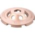 EXTOL INDUSTRIAL disc de șlefuit cu diamant; 115mm×22,2mm, dublu rând