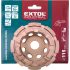 EXTOL INDUSTRIAL disc de șlefuit cu diamant; 115mm×22,2mm, dublu rând